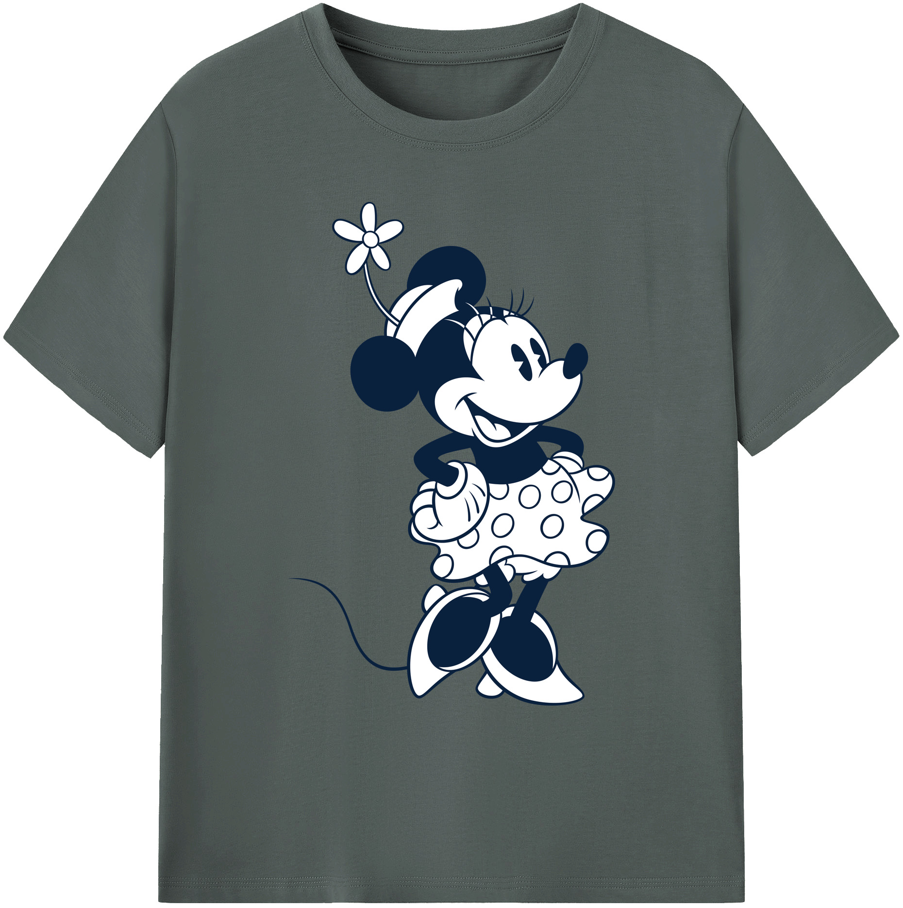 ミッキーマウス Mickey Mouse 綿100％ メンズ半袖Tシャツ｜肌触りやわらか＆通気性